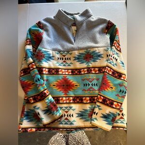 Colorful Aztec Pattern Pullover